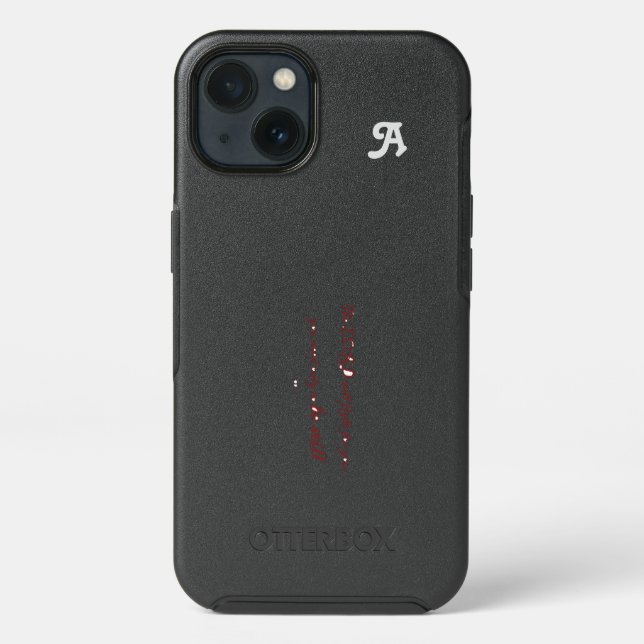 Exodus 14:14, The LORD will fight for You, Otterbox iPhone Case (Back)