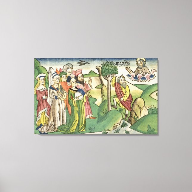 Exodus 15 1-19 The Song of Moses, from the 'Nuremb Canvas Print (Front)