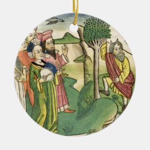 Exodus 15 1-19 The Song of Moses, from the 'Nuremb Ceramic Ornament