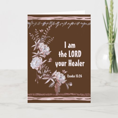 Exodus 1526 I Am the Lord Your Healer Bible Verse Card