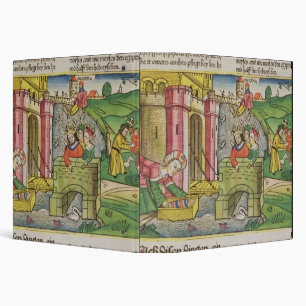 Exodus 2 1-6 Moses being floated down the Nile and 3 Ring Binder