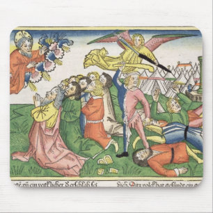Exodus 32 15-23 Moses breaking the stone tablets, Mouse Pad