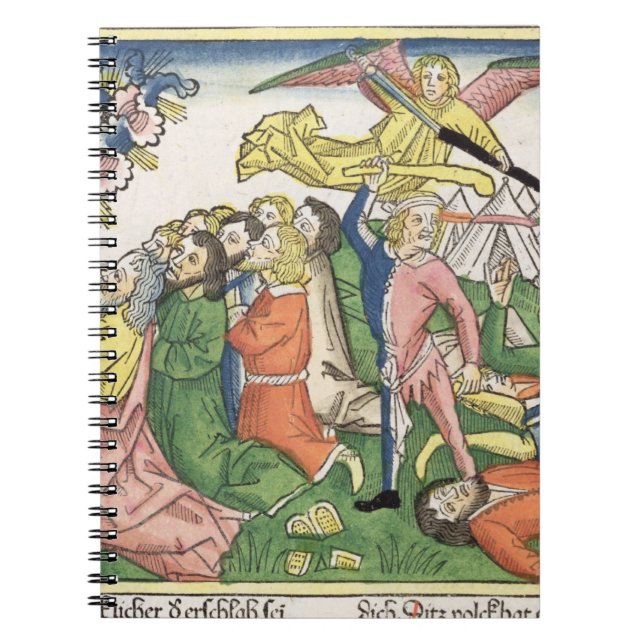 Exodus 32 15-23 Moses breaking the stone tablets, Notebook (Front)