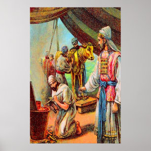 Exodus 32 Aaron Makes a Golden Calf poster