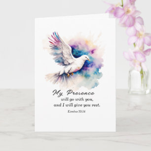 Exodus 33:14 My Presence will go with you Bible Card