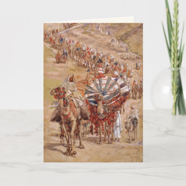 Exodus from Egypt. Fine Art Passover Greeting Card (Front)