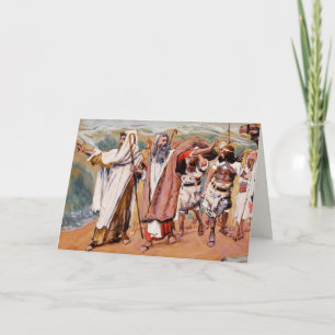 Exodus from Egypt. Fine Art Passover Greeting Card