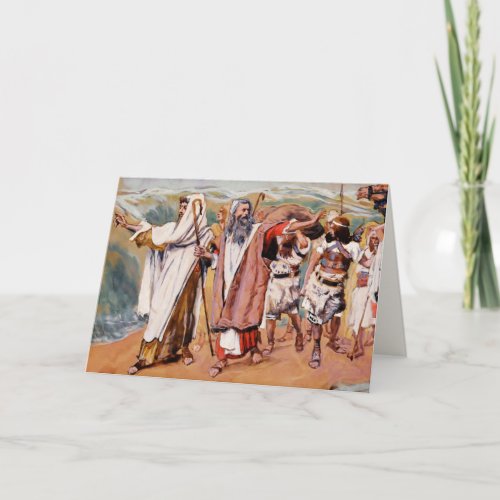 Exodus from Egypt Fine Art Passover Greeting Card