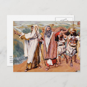 Exodus from Egypt. Fine Art Passover Postcard