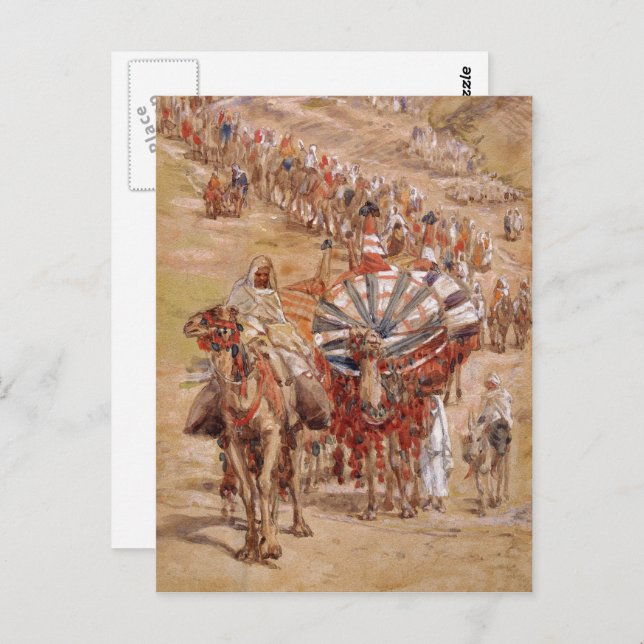 Exodus from Egypt. Passover Fine Art  Postcard (Front/Back)
