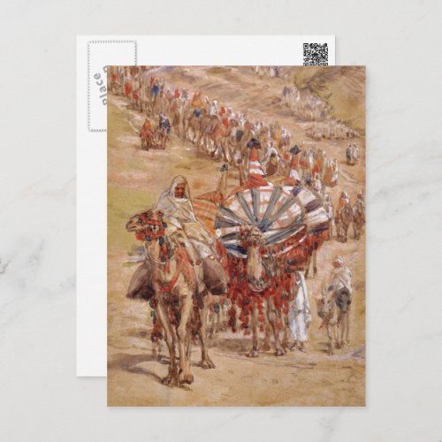 Exodus from Egypt Passover Fine Art  Postcard