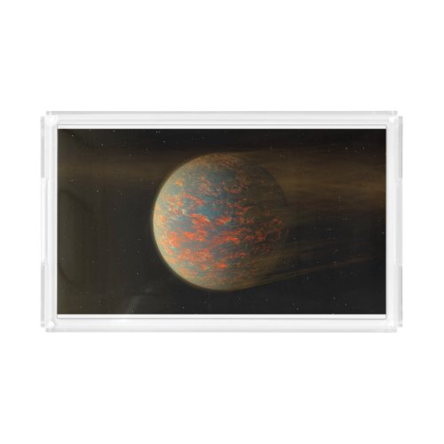 Exoplanet 55 Cancri E And Its Molten Surface Acrylic Tray