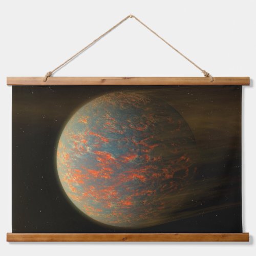 Exoplanet 55 Cancri E And Its Molten Surface Hanging Tapestry