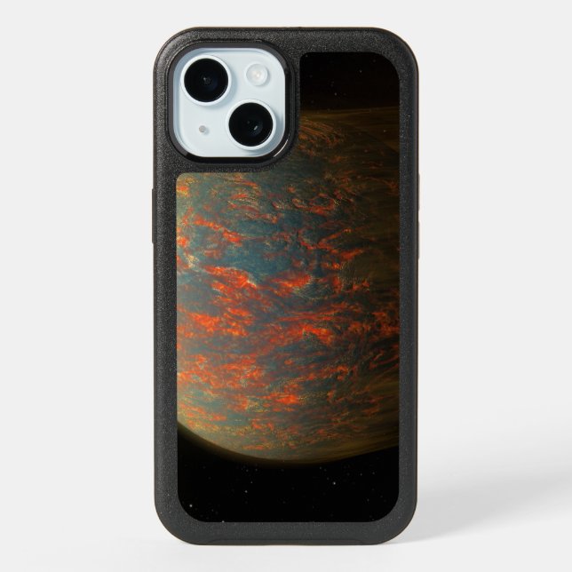 Exoplanet 55 Cancri E And Its Molten Surface iPhone 15 Case (Back)