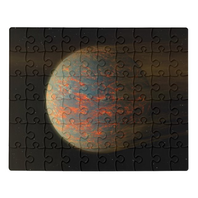 Exoplanet 55 Cancri E And Its Molten Surface Jigsaw Puzzle (Puzzle Horizontal)