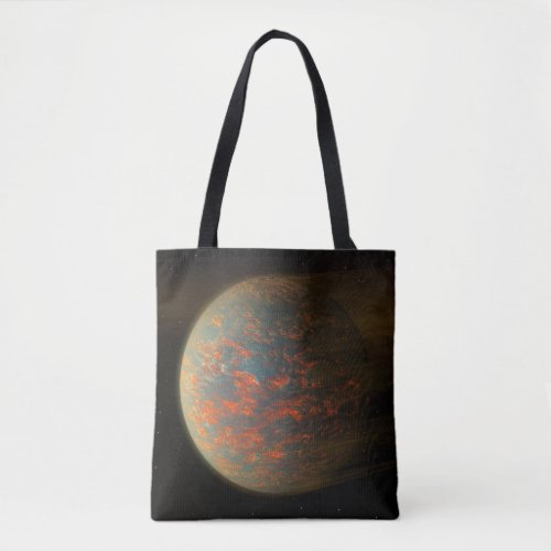 Exoplanet 55 Cancri E And Its Molten Surface Tote Bag