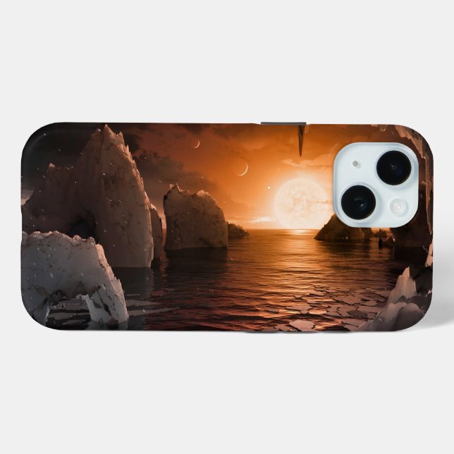 Exoplanet Trappist-1f From Its Icy Night Side. Case-Mate iPhone Case (Back (Horizontal))
