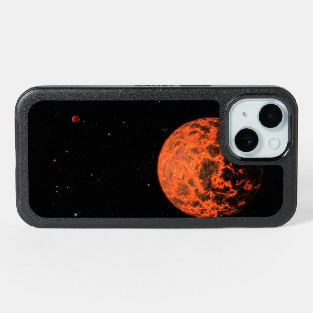 Exoplanet Ucf-1.01 Orbiting A Star Called Gj 436. iPhone 15 Case (Back Horizontal)