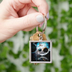 Exoplanets and Earth Keychain