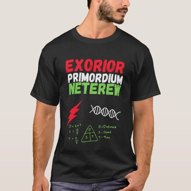 Exorior Primordium Neterew God Formula T-Shirt (Front)
