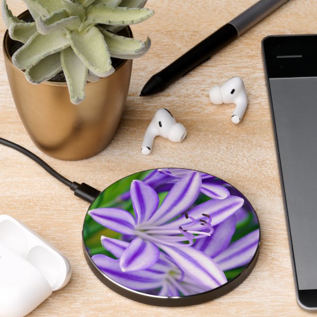Exotic African Lily Wireless Charger (Desk 2)