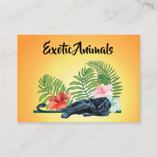Exotic Animals Business Card