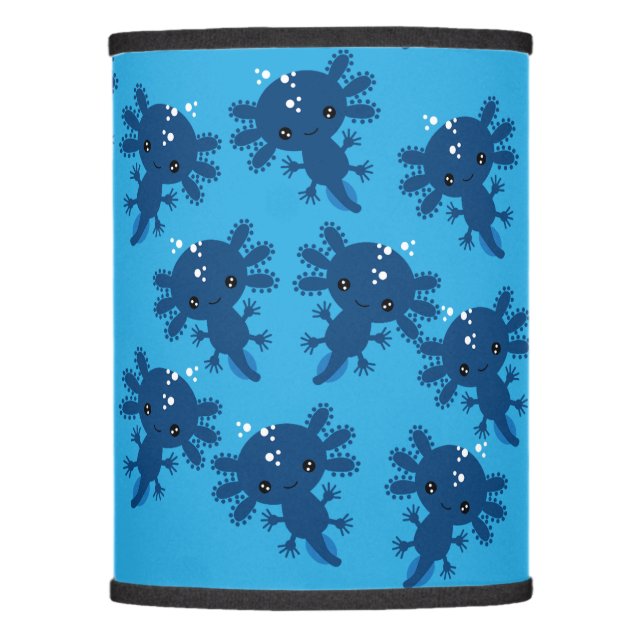 Exotic Axototl Salamander Lamp Shade (Front)