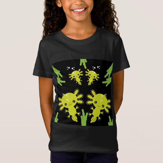 Exotic Axototl Salamander   T-Shirt (Front)