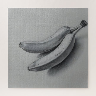 Exotic Banana in Gray Jigsaw Puzzle