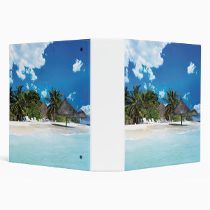 Exotic Beach 3 Ring Binder