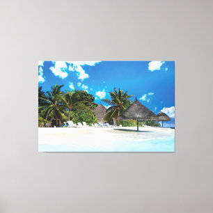 Exotic Beach Canvas Print