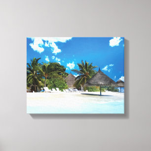 Exotic Beach Canvas Print