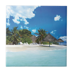 Exotic Beach Ceramic Tile