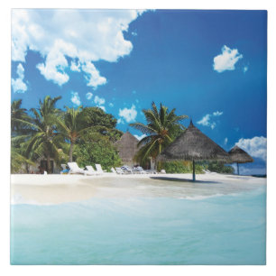 Exotic Beach Ceramic Tile