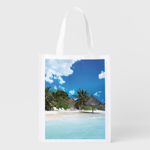 Exotic Beach  Grocery Bag