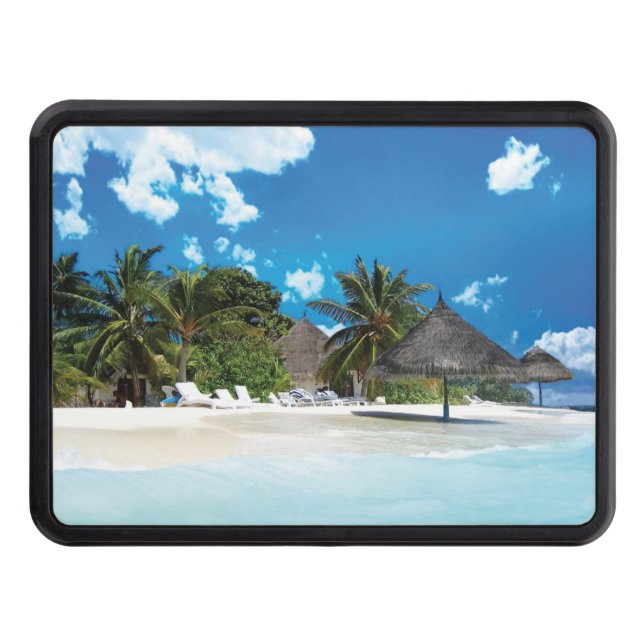 Exotic Beach Hitch Cover (Front)