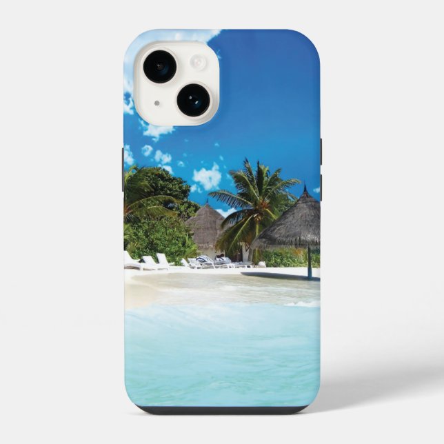 Exotic Beach Iphone Case (Back)