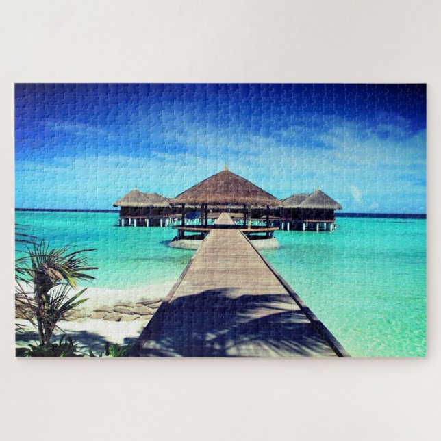 Exotic Beach Jigsaw Puzzle Summer Vacation (Horizontal)