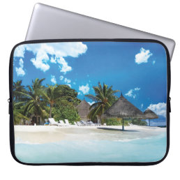 Exotic Beach  Laptop Sleeve
