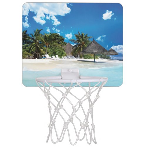 Exotic Beach Mini Basketball Hoop