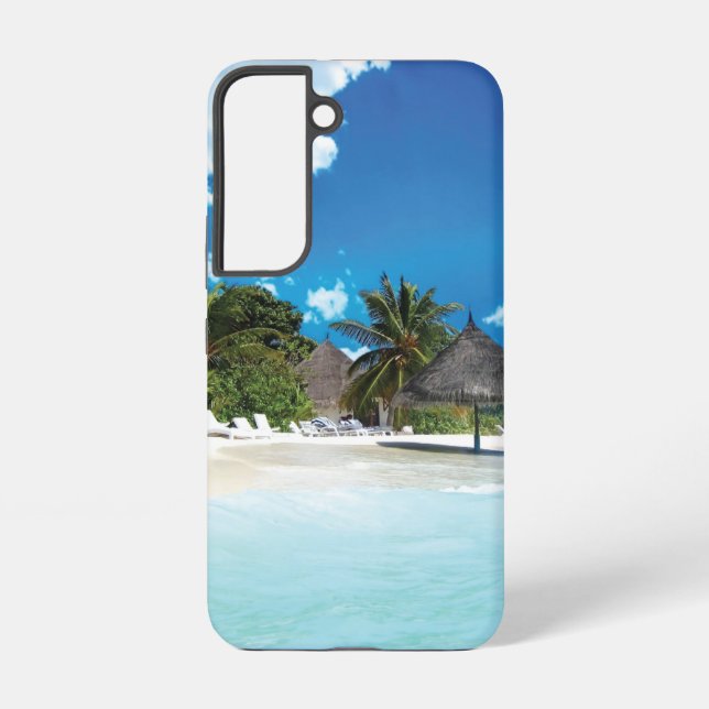 Exotic Beach  Samsung Galaxy Case (Back)