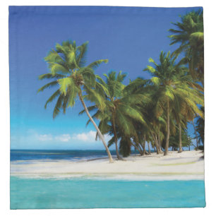 Exotic beach throw pillow cloth napkin