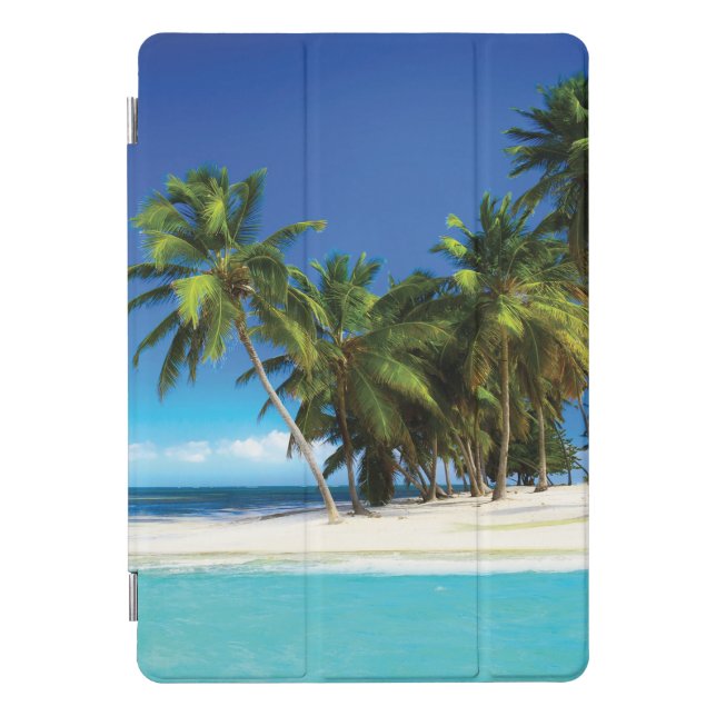 Exotic beach throw pillow iPad pro cover (Front)