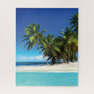 Exotic beach throw pillow jigsaw puzzle