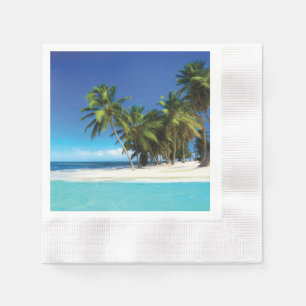 Exotic beach throw pillow napkins
