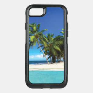 Exotic beach throw pillow OtterBox commuter iPhone SE/8/7 case