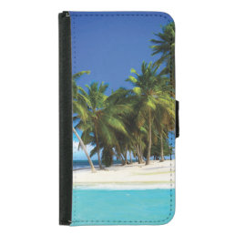 Exotic beach throw pillow samsung galaxy s5 wallet case