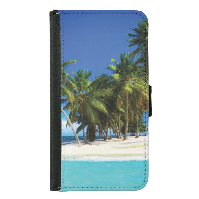 Exotic beach throw pillow samsung galaxy wallet case (Front)