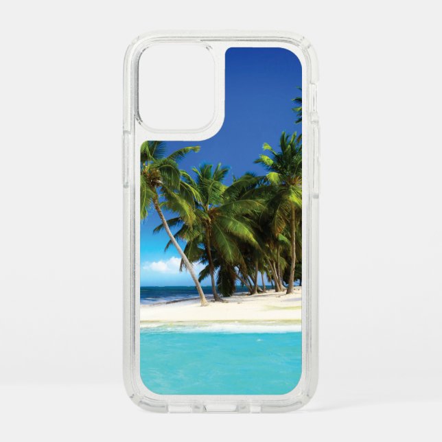 Exotic beach throw pillow speck iPhone 12 mini case (Front)