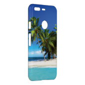 Exotic beach throw pillow uncommon google pixel case (Back/Right)